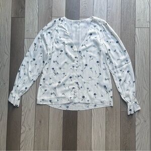 Joie Floral Button-Up Blouse